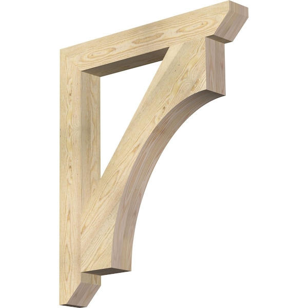 Ekena Millwork Westlake Slat Rough Sawn Bracket, Douglas Fir, 4"W x 30"D x 36"H BKT04X30X36WTL06RDF - main